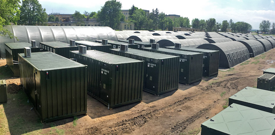 military shipping containers