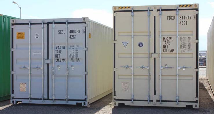 shipping container dimensions